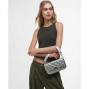 【送料無料】 バブアー レディース ハンドバッグ バッグ Quilted Medium Cross Body Bag H Shine Silver