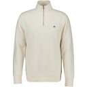 【送料無料】 ガント メンズ ニット・セーター アウター Gant Texture half Zip Sn52 Cream