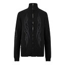 【送料無料】 バレンシアガ メンズ ニット・セーター アウター Bal Zip Cardigan Sn52 Black
