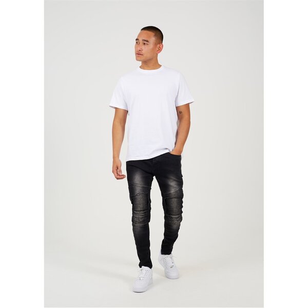 【送料無料】 ブレーブソウル メンズ デニムパンツ ボトムス Wash Biker Jean Charcoal Wash