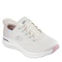 【送料無料】 スケッチャーズ レディース スニーカー シューズ Slip-ins Arch Fit 2.0 Easy Chic Running Trainers Womens Natural M/Pk Tr