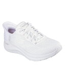 【送料無料】 スケッチャーズ レディース スニーカー シューズ Slip-ins Arch Fit 2.0 Easy Chic Running Trainers Womens Wht M/Lt Gry Tr