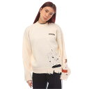 【送料無料】 ヘロンプレストン レディース パーカー・スウェット アウター Shredded Knitted Crewneck Sweater White Bl...