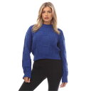【送料無料】 ボス レディース パーカー・スウェット アウター Fachecka Sweater Blue