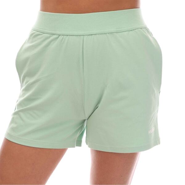 【送料無料】 フューゴ レディース ハーフパンツ・ショーツ ボトムス Silicone Printed Logo Shorts Green