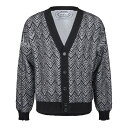 【送料無料】 ミッソーニ レディース ニット・セーター アウター Missoni Cardi W/ Seqn 99 Black And White