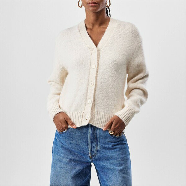 ̵ 㥯ॹ ǥ ˥åȡ ǥ  Logo Cardigan Light Beige