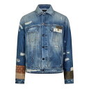 【送料無料】 アミリ メンズ ジャケット・ブルゾン アウター Airpatch Trucker Jacket Antique Indigo