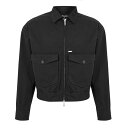 【送料無料】 ディースクエアード メンズ ジャケット・ブルゾン アウター Dsquared2 Easy Cotton Kaban Black