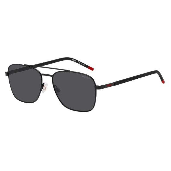 【送料無料】 フューゴ メンズ サングラス・アイウェア アクセサリー BossSun Square Sn53 Matte Black