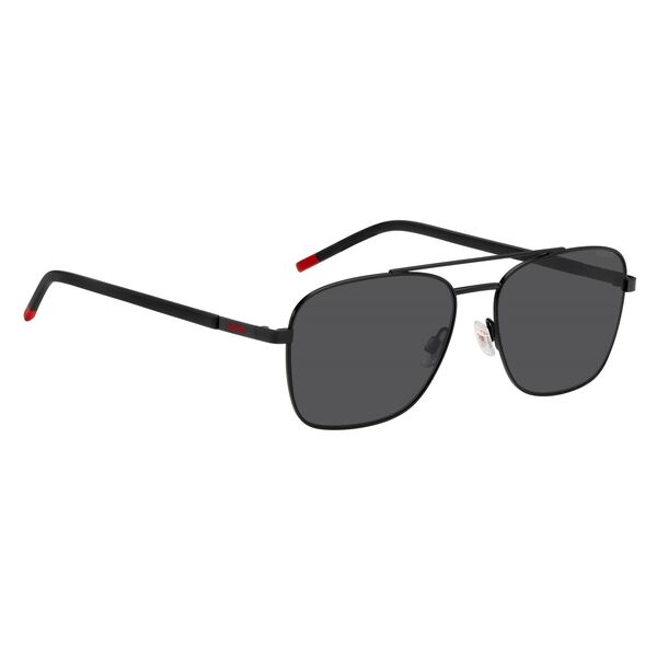【送料無料】 フューゴ メンズ サングラス・アイウェア アクセサリー BossSun Square Sn53 Matte Black