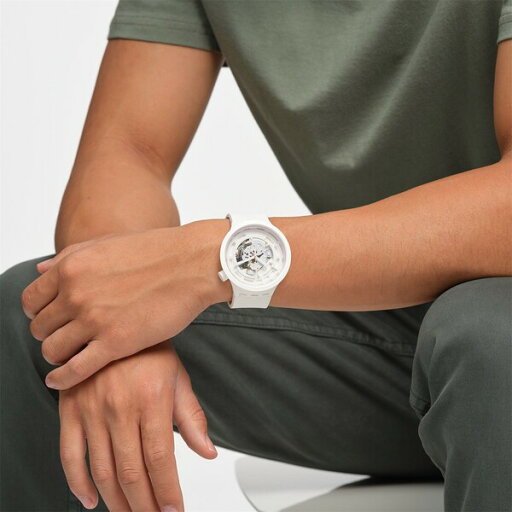 【送料無料】 スウォッチ メンズ 腕時計 アクセサリー C Watch White