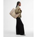 【送料無料】 バブアー レディース ハンドバッグ バッグ Healy Quilted Tote Bag Light Sand