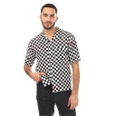【送料無料】 パーム・エンジェルス メンズ シャツ トップス Damier Print Bowling Shirt Black Red(4)