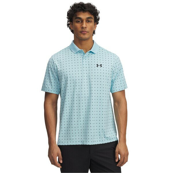 アンダーアーマー メンズ トップス ポロシャツ プリント Under Armour Perf 3.0 Printed Polo Midnight Navy ネイビー