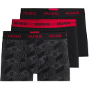 【送料無料】 フューゴ メンズ ボクサーパンツ アンダーウェア 3 Pack Boxer Shorts Black 986
