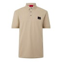 【送料無料】 フューゴ メンズ ポロシャツ トップス Hugo Dereso Gel 10266059 01 Open Beige