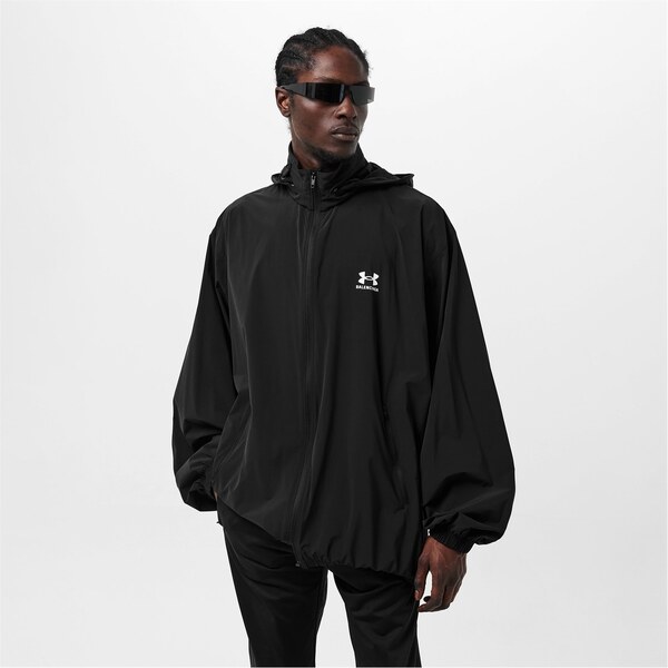 バレンシアガ メンズ トップス シャツ BALENCIAGA X Under Armour Track Top Black ブラック