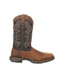 【送料無料】 ドゥランゴ メンズ ブーツ・レインブーツ シューズ Rebel Western Boot Chocolate