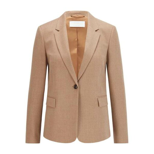 【送料無料】 ボス レディース ジャケット・ブルゾン アウター Jeniver Blazer Jacket Brown 【送料無料】 ボス レディース ジャケット・ブルゾン アウター Jeniver Blazer Jacket Brown
