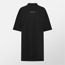 【送料無料】 バレンシアガ レディース ワンピース トップス Back Logo T-Shirt Dress Black/White