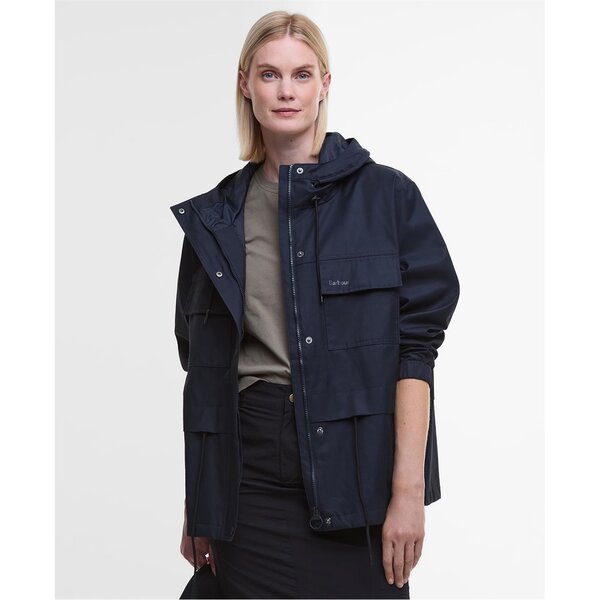【送料無料】 バブアー レディース ジャケット・ブルゾン アウター Reese Showerproof Jacket Dark Navy