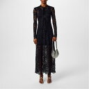 【送料無料】 ラバンヌ レディース ワンピース トップス Lace Maxi Dress Black