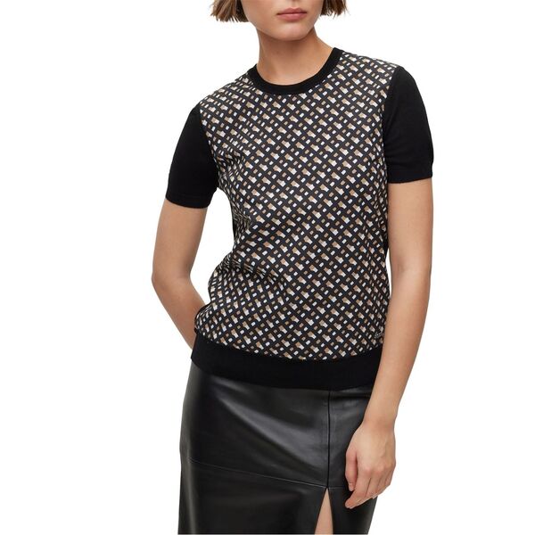 �ܥ� ��ǥ����� �������� �ѡ��������������å� �������� Boss Fordana Sweater Multi colour �ޥ�����顼