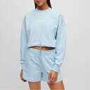 【送料無料】 フューゴ レディース パーカー・スウェット アウター Delive Sweatshirt Light Blue(4)