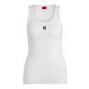 【送料無料】 フューゴ レディース タンクトップ トップス Logo Tank Top White