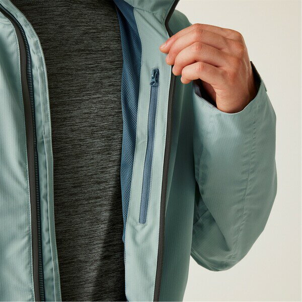 【送料無料】 レガッタ メンズ ジャケット・ブルゾン アウター Oakhowe Waterproof Jacket Mens Glacier