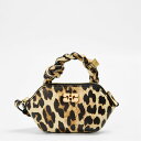 【送料無料】 ガニー レディース 財布 アクセサリー Ganni Bou Bag Charm Ld52 Leopard
