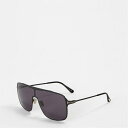【送料無料】 トム・フォード メンズ サングラス・アイウェア アクセサリー Tom Ford S Zappa Shiny Black