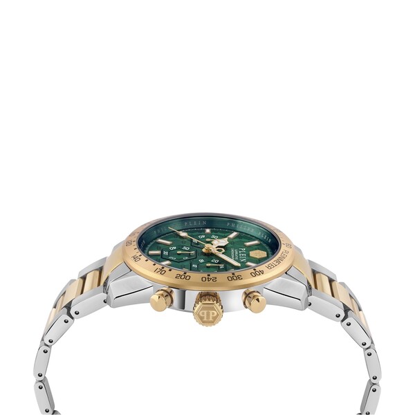 【送料無料】 フィリッププレイン メンズ 腕時計 アクセサリー Pleinmeter Watch gold/Green
