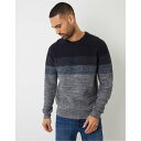 【送料無料】 スリードベア メンズ ニット・セーター アウター Crew Enfield Jumpers Mens Navy Twist(4)