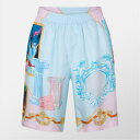 【送料無料】 ヴェルサーチ メンズ ハーフパンツ・ショーツ ボトムス Gallery Shorts Multi