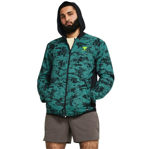 【送料無料】 アンダーアーマー メンズ ジャケット・ブルゾン アウター Armour Pjt Rck Iso Tide Hybrid Jkt Hoody Mens Blue