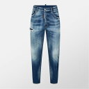 【送料無料】 ディースクエアード メンズ デニムパンツ ボトムス 5-Pocket Jeans Navy Blue