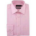 ダブルトゥー メンズ シャツ トップス King Size 100% Cotton Poplin Shirt Pink