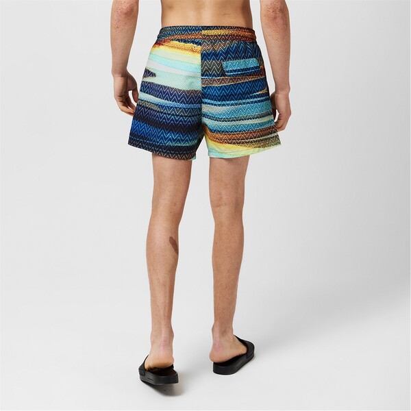【送料無料】 ミッソーニ メンズ ハーフパンツ・ショーツ 水着 Striped Swim Shorts Multi SM9LU