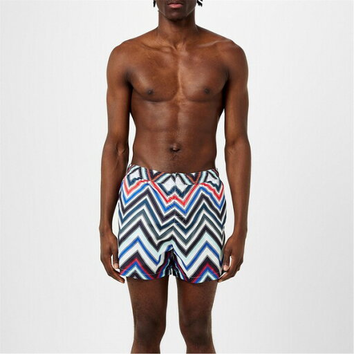 【送料無料】 ミッソーニ メンズ ハーフパンツ・ショーツ 水着 Zigzag Swim Shorts NVY WHT RED 【送料無料】 ミッソーニ メンズ ハーフパンツ・ショーツ 水着 Zigzag Swim Shorts NVY WHT RED