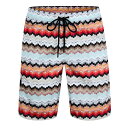 【送料無料】 ミッソーニ メンズ ハーフパンツ・ショーツ 水着 Long Shorts Multi SM996