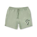 【送料無料】 プレティグリーン メンズ ハーフパンツ・ショーツ 水着 Aquarelle Swim Shorts Green(4)
