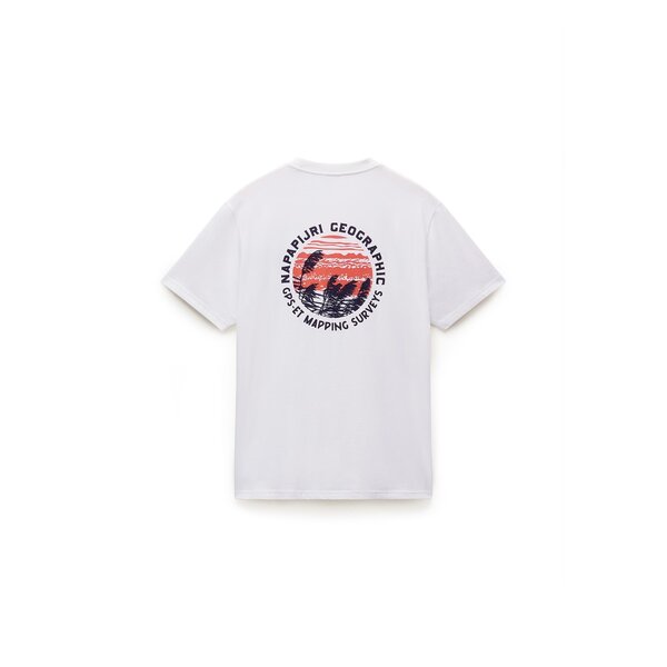 ナパピリ メンズ トップス Tシャツ Napapijri S-VIGNONI BACK SS WHITE HERON White Heron ホワイト