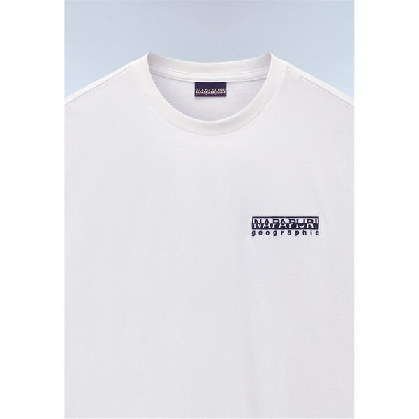 ナパピリ メンズ トップス Tシャツ Napapijri S-VIGNONI BACK SS WHITE HERON White Heron ホワイト