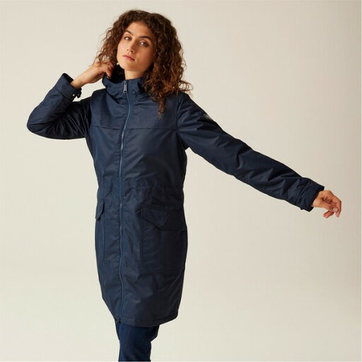 【送料無料】 レガッタ レディース ジャケット・ブルゾン アウター Romine II Waterproof Jacket Navy 【送料無料】 レガッタ レディース ジャケット・ブルゾン アウター Romine II Waterproof Jacket Navy