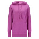 【送料無料】 ボス レディース パーカー・スウェット アウター C_Franelle Hooded Sweater Purple