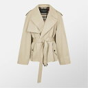【送料無料】 バレンシアガ レディース ジャケット・ブルゾン アウター Crop Trench Coat Beige