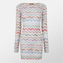 【送料無料】 ミッソーニ レディース ワンピース トップス MiB Mini Dress Ld51 Multi White