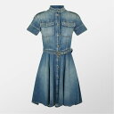 【送料無料】 アレキサンダー・マックイーン レディース ワンピース トップス Denim Shirt Dress Indigo